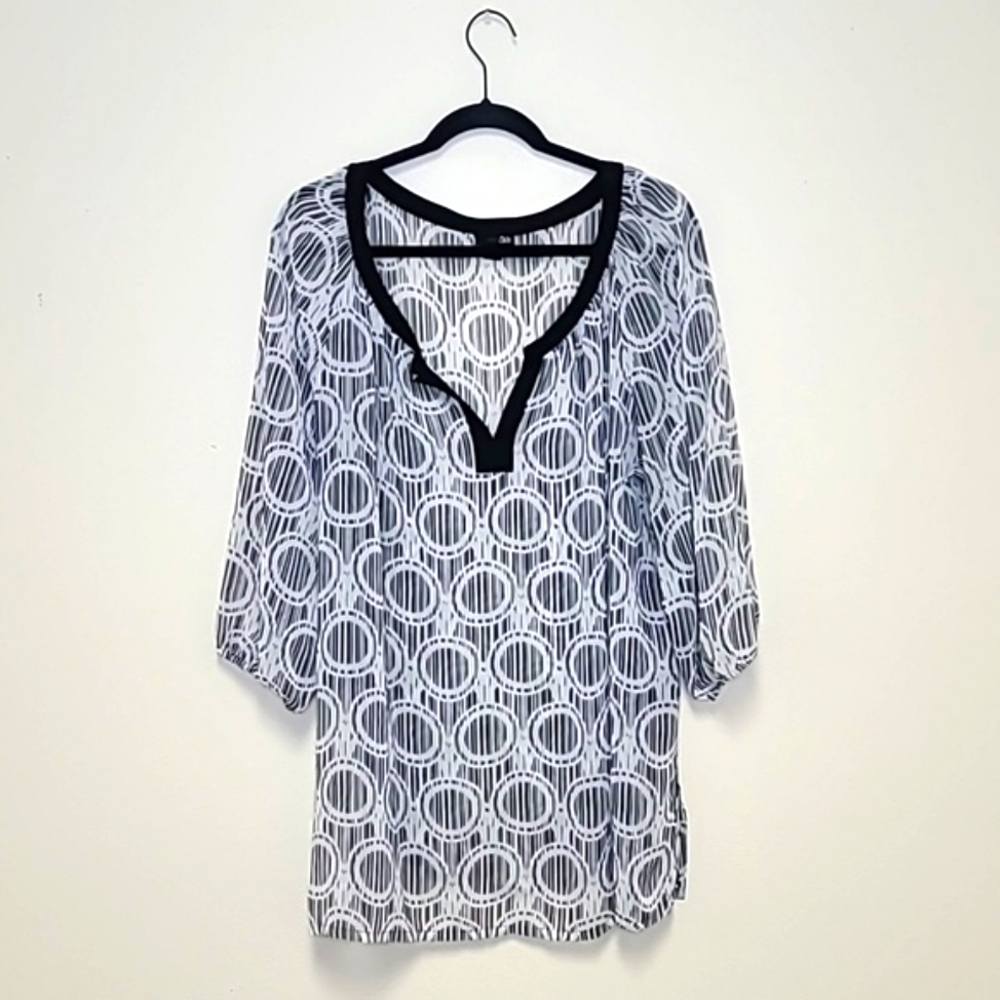 East 5th Printed Chiffon Blouse